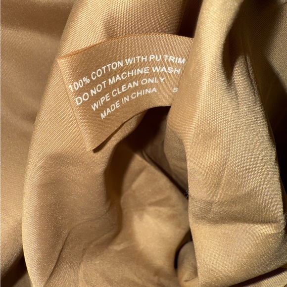 Michael Kors Silver Gold Metallic Canvas Large Lined Tote Bag - Picture 7 of 8